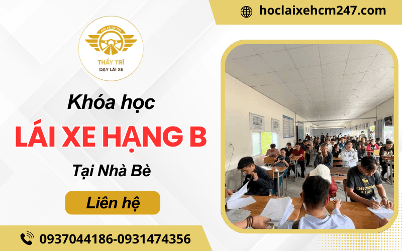học lái xe hạng B Nhà Bè